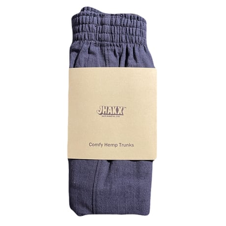 JHAKX "Holiday Comfy HEMP Trunks" (Navy) M