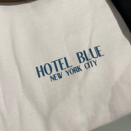 HOTEL BLUE "LOGO TEE"(WHITE) XL