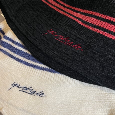 YARDSALE "CHENILLE BUCKET HAT" (BLACK)