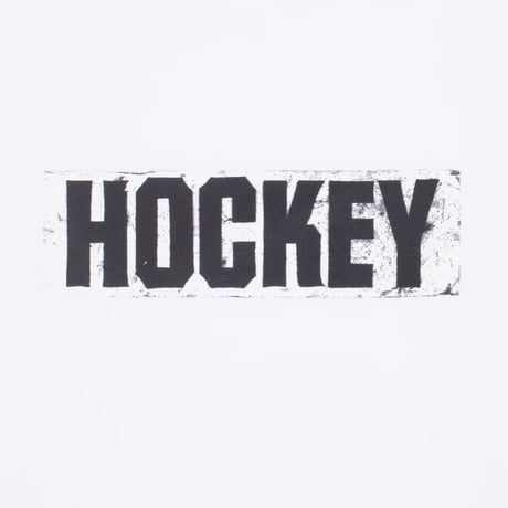 HOCKEY"STICKER LOGO TEE"(white) XL
