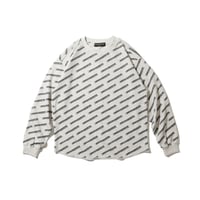 DIASPORA"All-Over Thermal L/S Top (Gray) XL