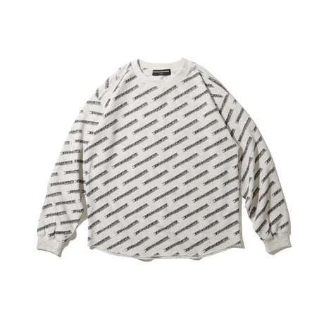 DIASPORA"All-Over Thermal L/S Top (Gray) XL