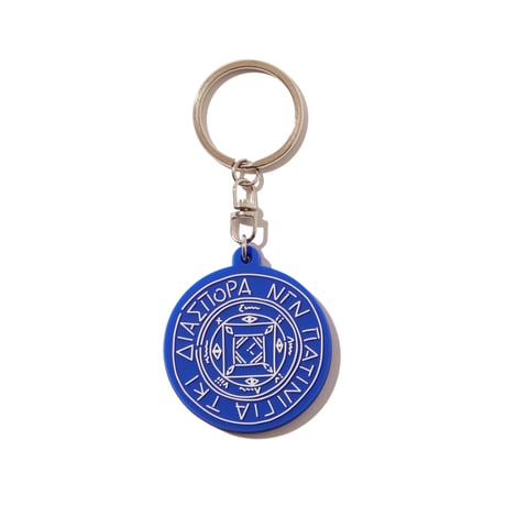 "DIASPORA" YN Magic Circle Rubber Keyholder (Blue)