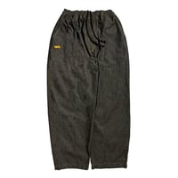 TELEVISI STAR "VX1 BAGGY OG PANTS GOLD STICHING" (RAW DENIM BLACK) M