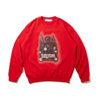 DIASPORA "Spiky Boy Crewneck Sweatshirt" (Red) XL