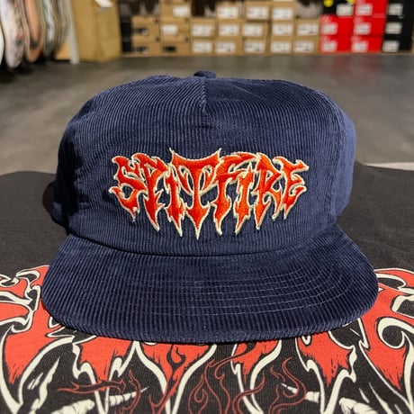 SPITFIRE "Demon Script Snapback Hat" (Navy)