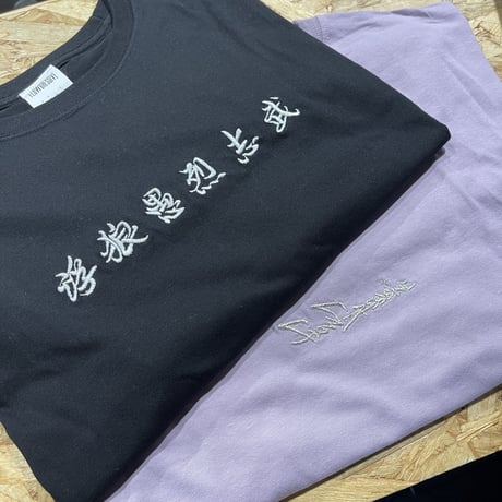 "FLOW GRESSIVE" TEE (black) L