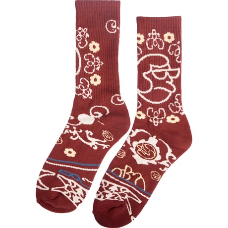 CLASSIC GRIP "TONY PERSIAN SOCKS" (Burgundy)