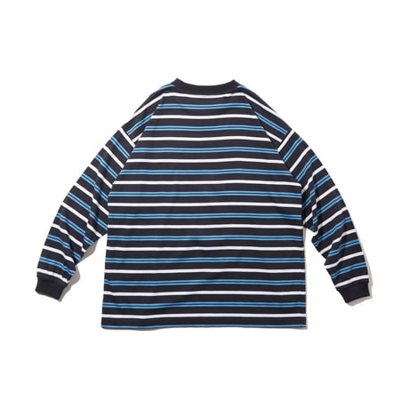 DIASPORA "Stripe L/S Top" (Navy) XL