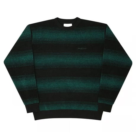 YARDSALE "RIPPLE CHENILLE" (GREEN / BLACK) L