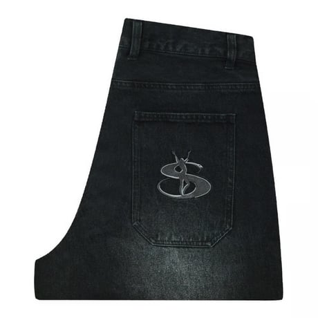 YARDSALE "FADED PHANTASY JEANS" (Black) L