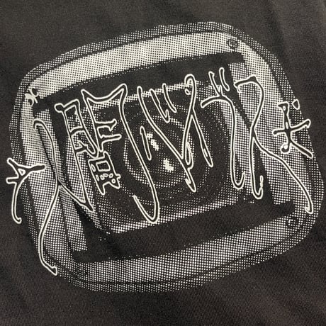 doggy piss "人間バイブスTee" (Black)