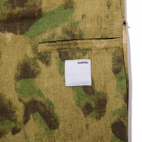 DIASPORA "Double Knee Comfortable Trousers" (Camo) M