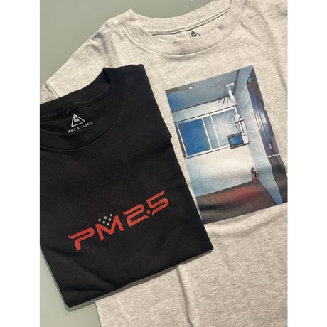 PM2.5 "GREEN HOTEL TEE" (Ash) M
