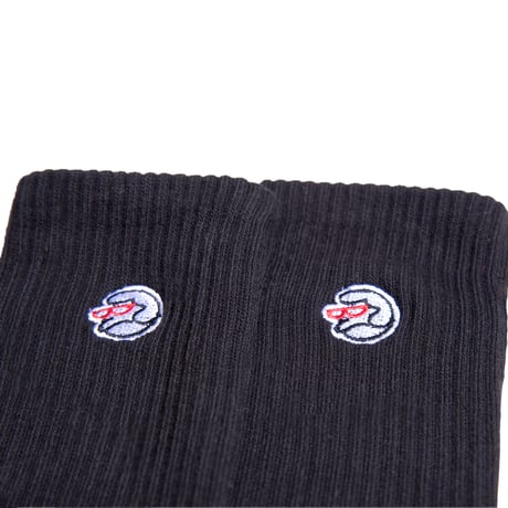 CLASSIC GRIP "TONY EMBROIDERED SOCKS" (Black)