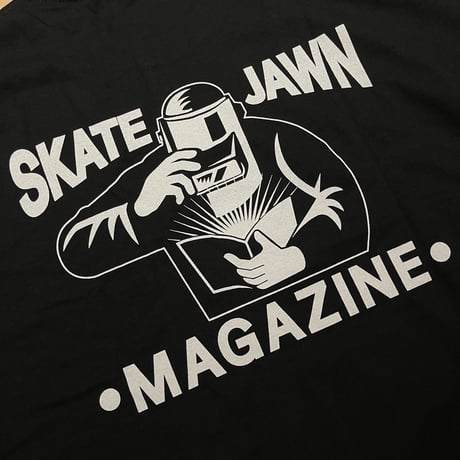 SKATE JAWN "WELDER TEE" (Black) L