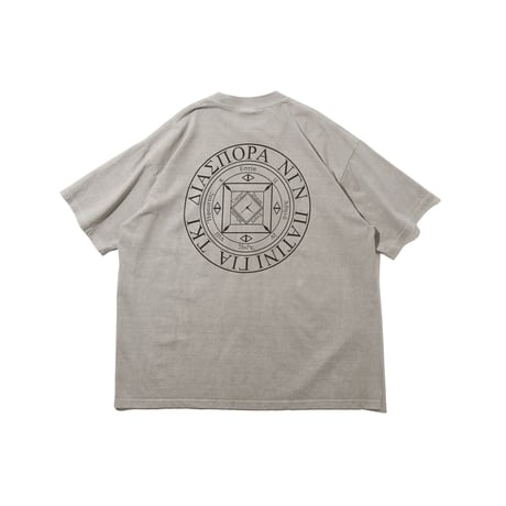 DIASPORA "Dyed Magic Circle Tee"(Gray (Thermo Dyed))XL