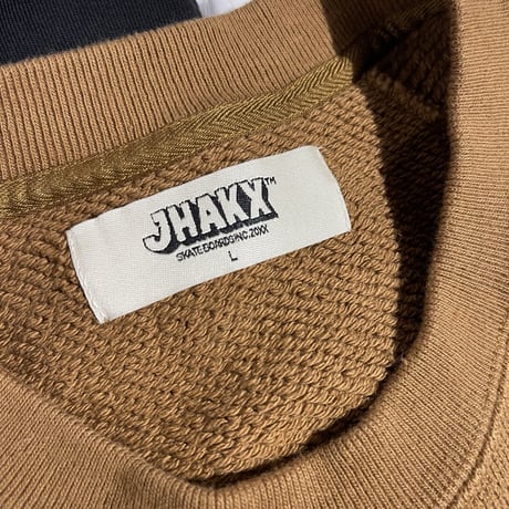 JHAKX "Original Crew Neck Sweat" (Raw Umber) L