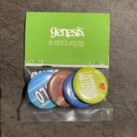 GENESIS VIDEO "Button Pack" 缶バッジ