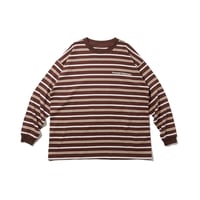 DIASPORA "Stripe L/S Top" (Brown) XL