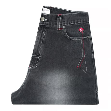 YARDSALE "CULTURE PHANTASY JEANS" (WASHED BLAC) M