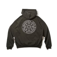 DIASPORA "Embroidered Magic Circle Hooded" (Grayish Khaki) L
