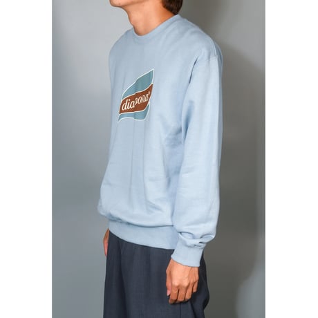 DIASPORA "Hygiene Crewneck Sweatshirt" (Acid Blue) XL