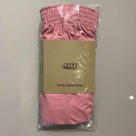 JHAKX "Comfy HEMP Trunks Summer 2025" (Pink) M