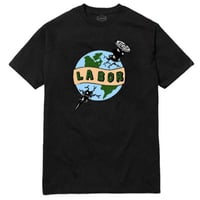 LABOR "SCREWROLD TEE"(black) XL