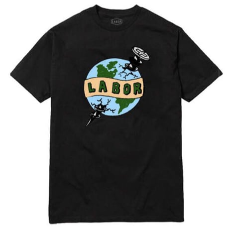 LABOR "SCREWROLD TEE"(black) XL