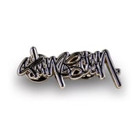 TIME SCAN "SCRIPT PIN BADGE"