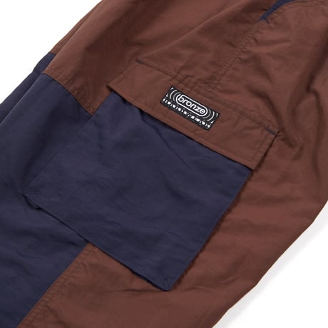 BRONZE 56K "MOUNTAIN CARGO PANTS" (BROWN / NAVY) M