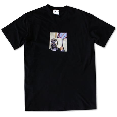 SKATEBOARD CAFE"Urban Shapeshifting Reptilian Tee "(BLACK) XL