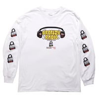 BRONZE 56K  "DONT TOUCH THAT FUCKING DIAL LONGSLEEVE " (WHITE) XL
