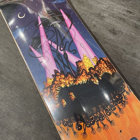 "NJ x METAL skateboards"  8.25inch