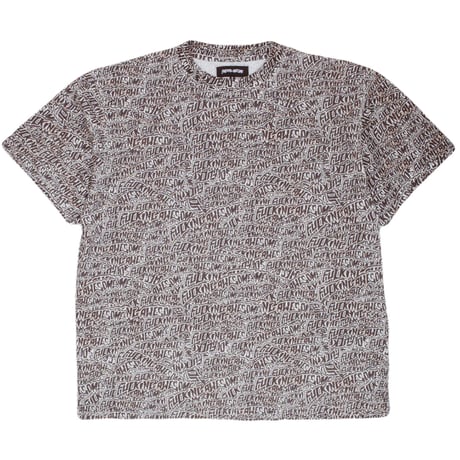 FUCKING AWESOME "BURNT STICKER STAMP TEE" L