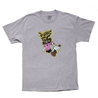 BRONZE 56K  "DRUM AND ASS TEE" (H.GREY) XL