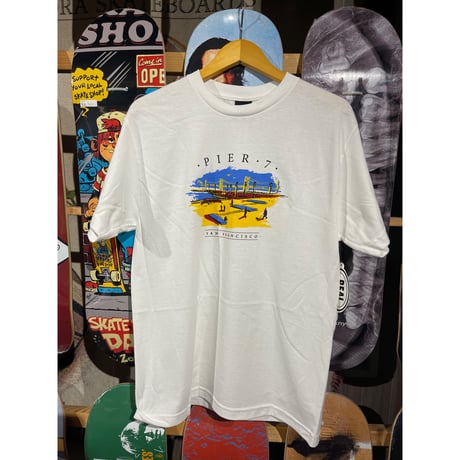REAL "Pier 7 T-Shirt" (White) M/L