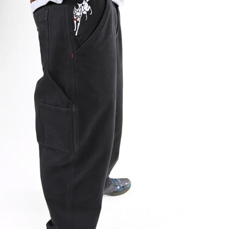 THEORIES "PIANO TRAP Carpenter Pant" (Washed Black) 34