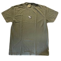 doggy piss "DP square logo Tee" (Hemp) M