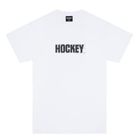 HOCKEY"STICKER LOGO TEE"(white) XL
