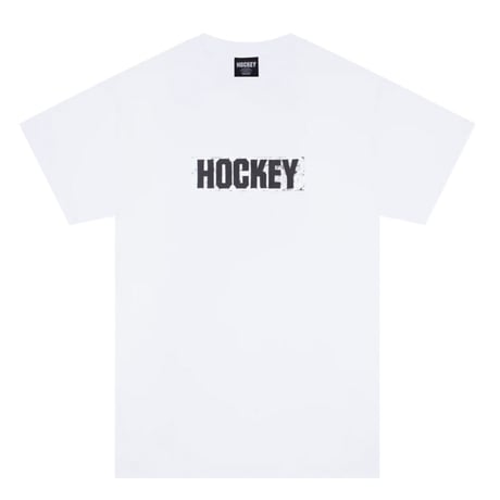 HOCKEY"STICKER LOGO TEE"(white) XL