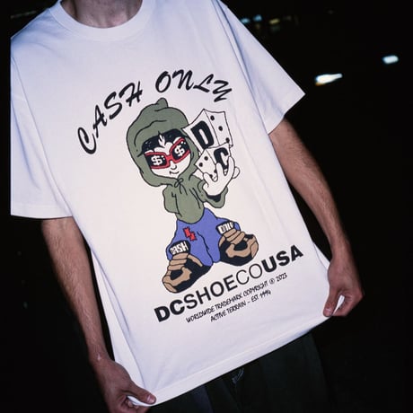 "DC × CASH ONLY TEE" (WHITE) XL