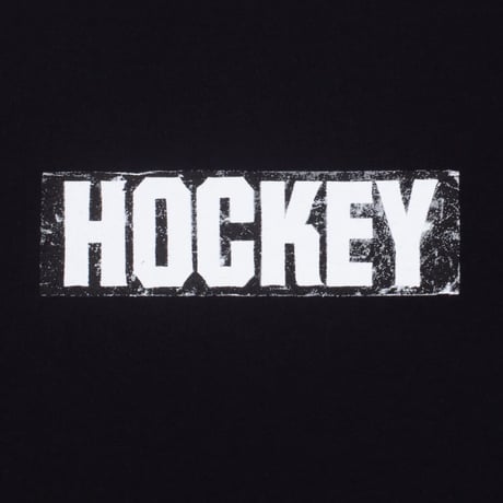 HOCKEY"STICKER LOGO TEE"(black) XL