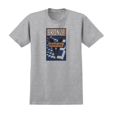 "BRONZE56K x VENTURE" T-shir (H.GREY) L