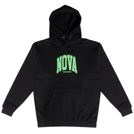 NOVA WORLD ORDER "Puff Print Hoodie" (black) L