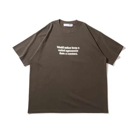DIASPORA "Contract Tee" (Graphite) L