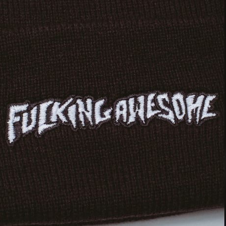 FUCKING AWESOME "LITTLE STAMP EMBROIDERED BEANIE"