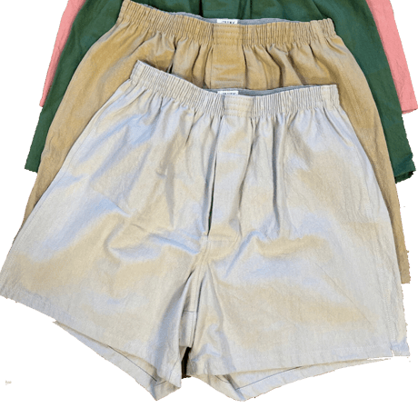 JHAKX "Comfy HEMP Trunks" Light Grey