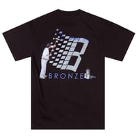 BRONZE 56K "ROLLER LOGO TEE" (Black) L